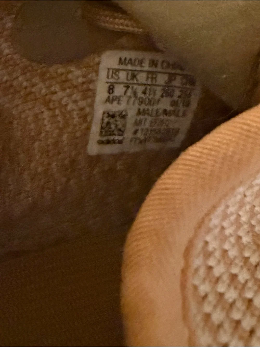 YEEZY Clay Knit Athletic Sneakers Mens 8/Womens 9.5